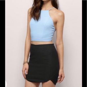 Tobi black mini skirt